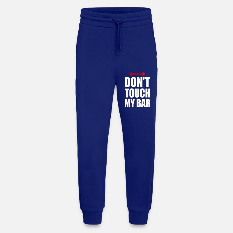Don't touch my bar - Pantalon de jogging bio décontracté fabriqué en UE - Iconic Blue