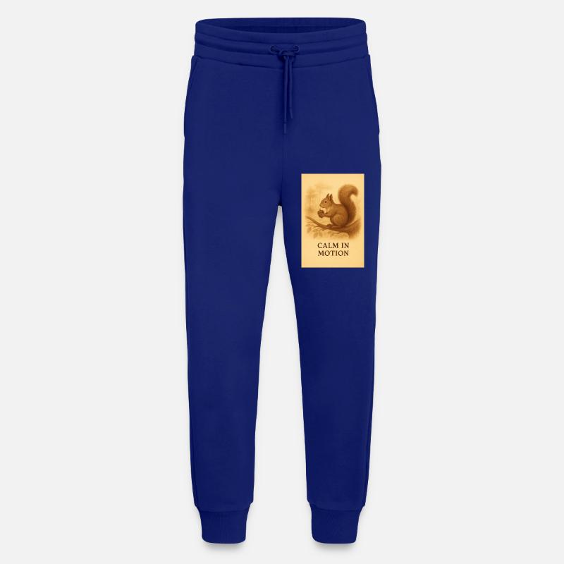 Calm in motion squirrel sepia - Jogging Pants - made by SPREAD  - Iconic Blue