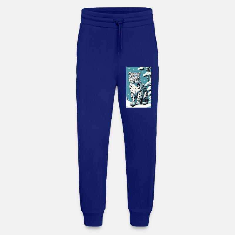 Schneeleopard | Leopard | Raubtier - Jogginghose - made by SPREAD - Iconic Blue