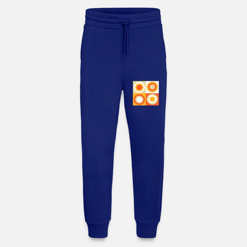70s Pattern Retro Gift - Jogging Pants - made by SPREAD  - Iconic Blue
