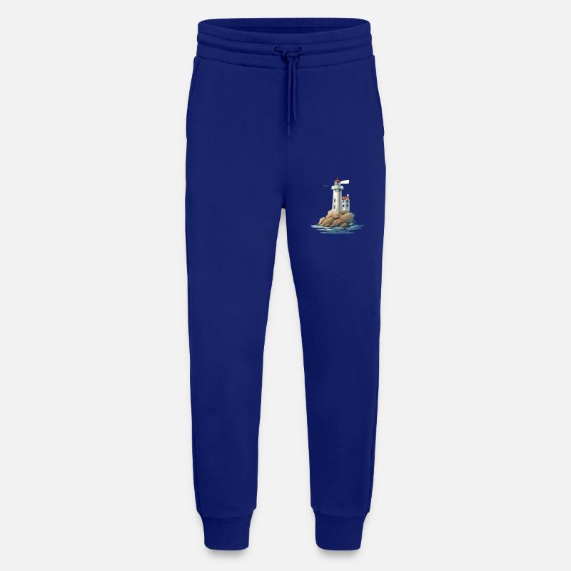 Lighthouse On The Rocky Coast - Jogging Pants - made by SPREAD  - Iconic Blue