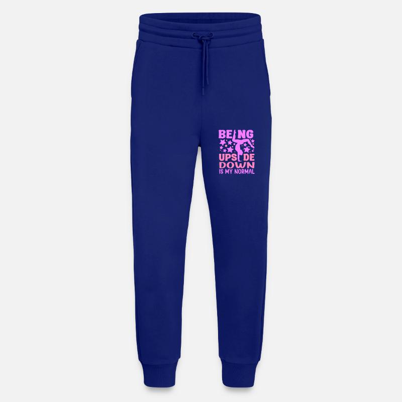 Being Upside Down Is My Normal Funny Gymnast Gift - Jogginghose - made by SPREAD - Iconic Blue