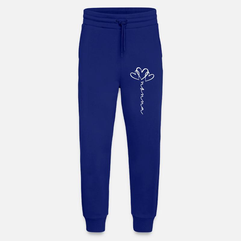 Nonna Scripture Heart Flower - Jogging Pants - made by SPREAD  - Iconic Blue