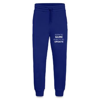 Gamer - Born To Game Forcé de mettre à jour - Pantalon de jogging bio décontracté fabriqué en UE - Iconic Blue - Devant