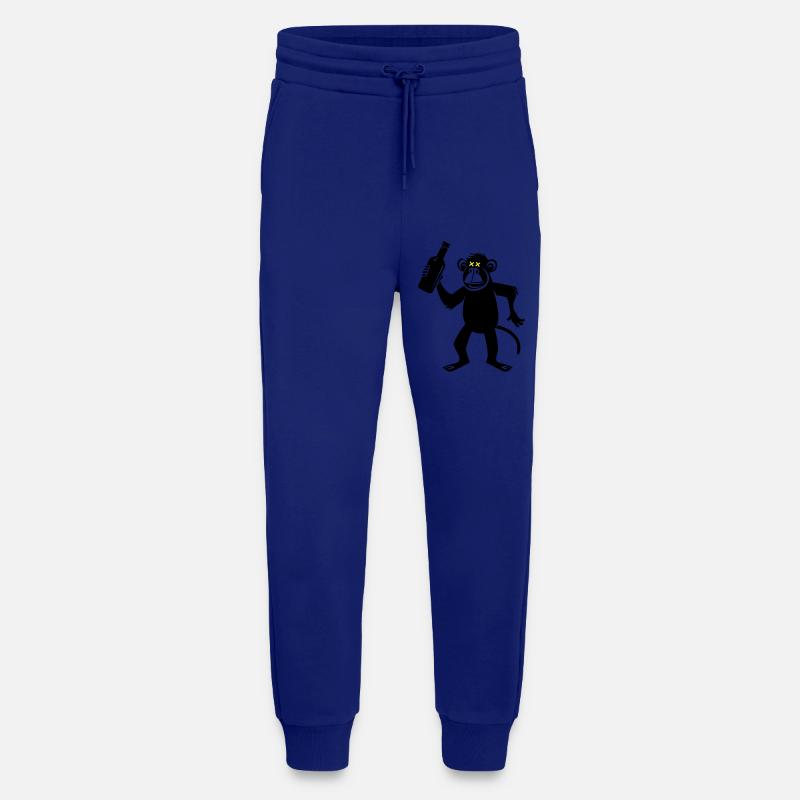 Monkey Party Beer - Jogging Pants - made by SPREAD  - Iconic Blue