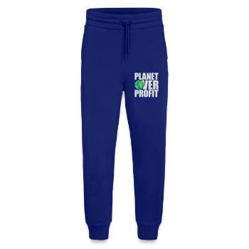 Planète sur le devis de profit - Pantalon de jogging bio décontracté fabriqué en UE - Iconic Blue - Devant