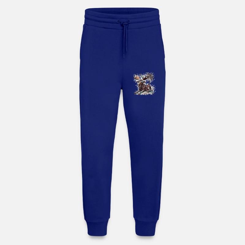 Elch Insel Palme - Jogginghose - made by SPREAD - Iconic Blue