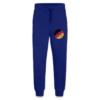 Germany Football German Fan Scratches Ball Cracks - Jogging Pants - made by SPREAD  - Iconic Blue - Front