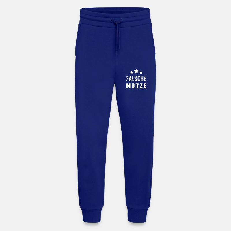 Wrong cap - Jogging Pants - made by SPREAD  - Iconic Blue