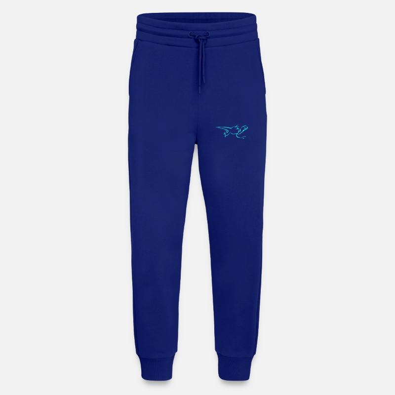 lizard - Jogging Pants - made by SPREAD  - Iconic Blue