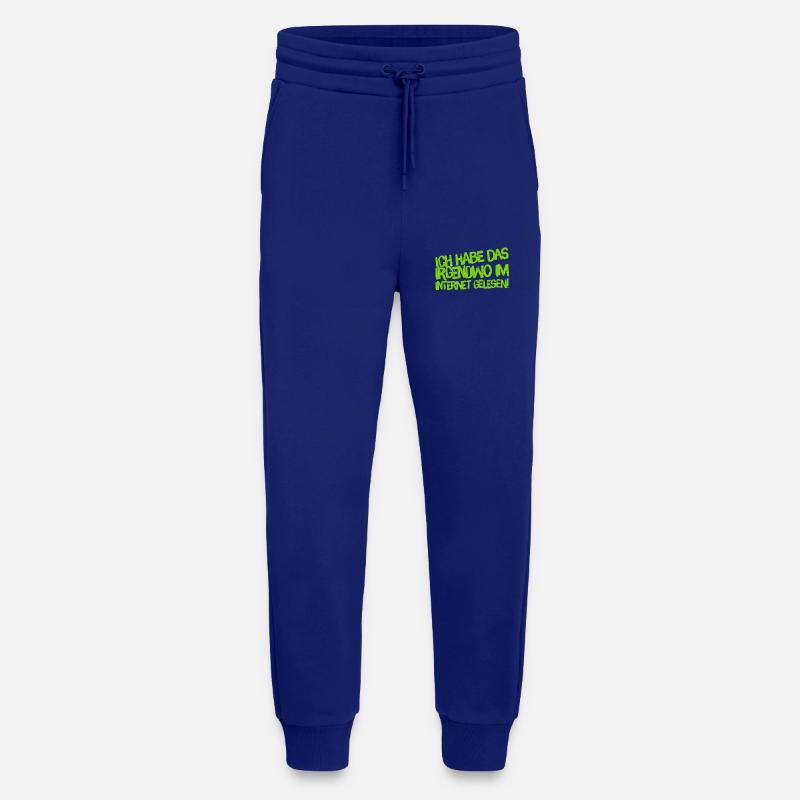 aus dem Internet - Jogginghose - made by SPREAD - Iconic Blue