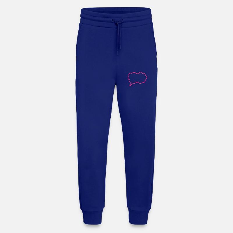 Speech bubble thought bubble - Jogging Pants - made by SPREAD  - Iconic Blue