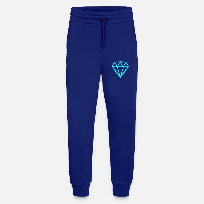 Diamant Symbol - Jogginghose - made by SPREAD - Iconic Blue