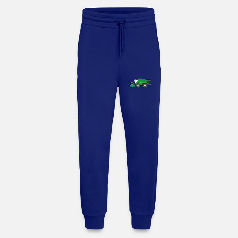 Moissonneuses-batteuses Tracteurs - Pantalon de jogging bio décontracté fabriqué en UE - Iconic Blue