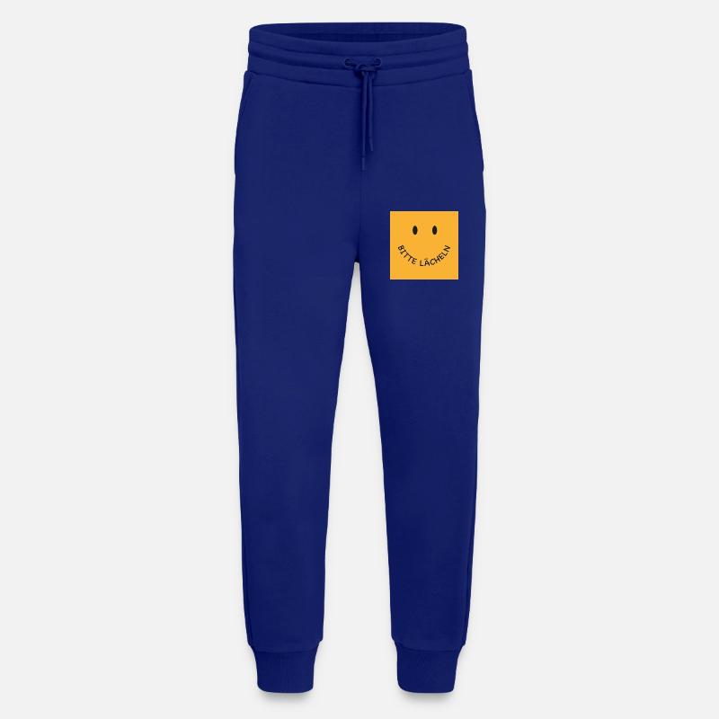 Bitte lächeln Gesichtsmaske - Jogginghose - made by SPREAD - Iconic Blue