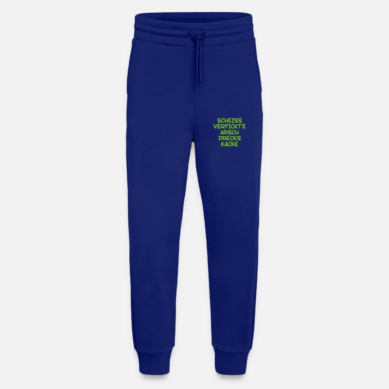scheiss, verfickte, Arschdreckskacke - Jogginghose - made by SPREAD - Iconic Blue