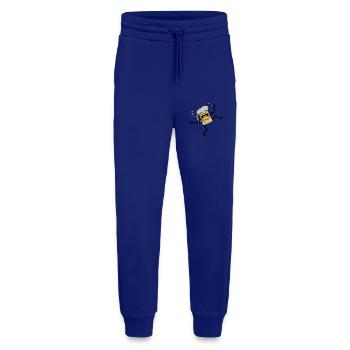Dancing Cool Party Bière - Pantalon de jogging bio décontracté fabriqué en UE - Iconic Blue - Devant
