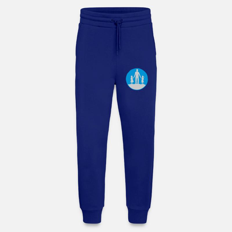 Cercle Père 2 Filles - Pantalon de jogging bio décontracté fabriqué en UE - Iconic Blue