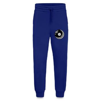 Moon Vinyl Record Music - Jogging Pants - made by SPREAD  - Iconic Blue - Front