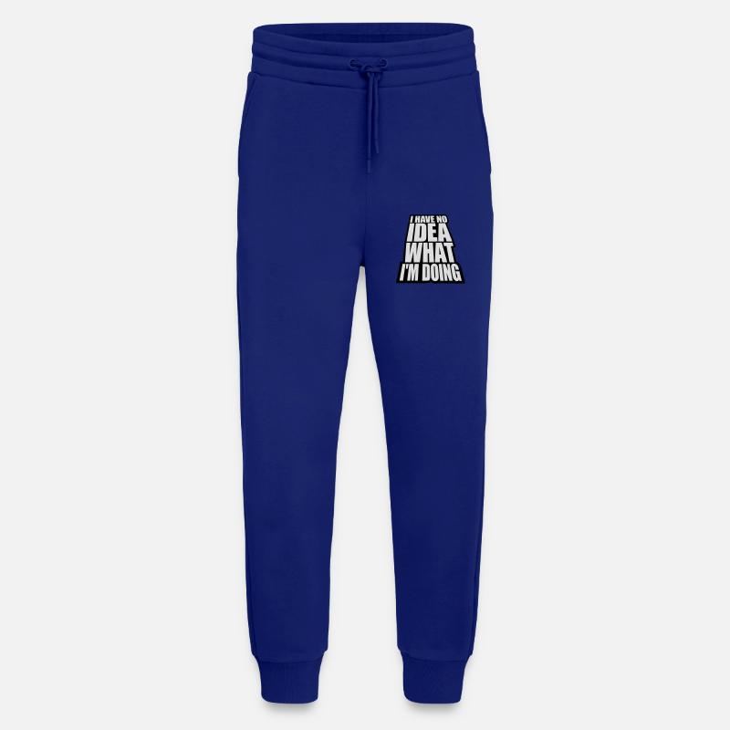 I Have No Idea - Jogging Pants - made by SPREAD  - Iconic Blue