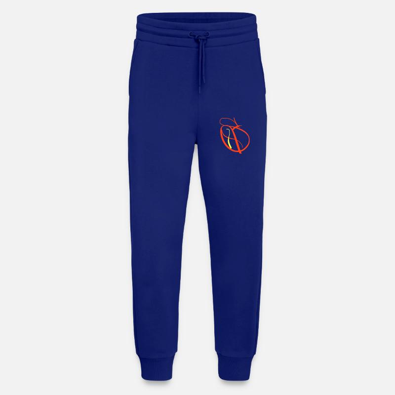Creative S sur T-shirt - Pantalon de jogging bio décontracté fabriqué en UE - Iconic Blue
