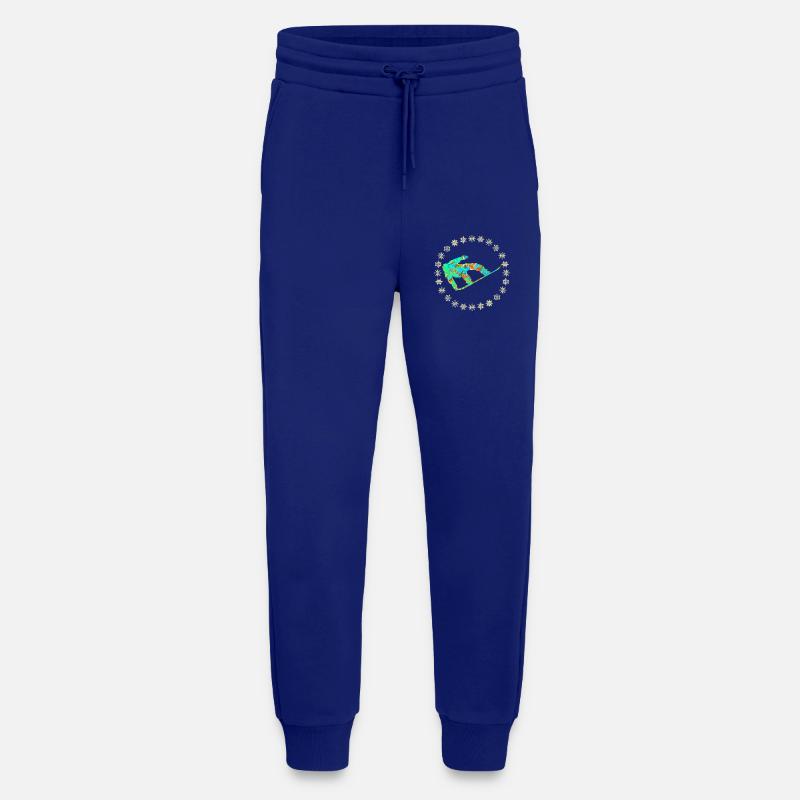 Snowboarder E 4 - Jogging Pants - made by SPREAD  - Iconic Blue
