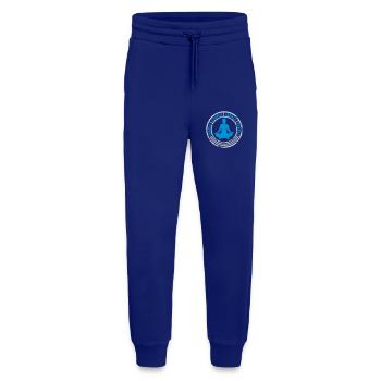 inhale exhale yoga quote - Jogging Pants - made by SPREAD  - Iconic Blue - Front