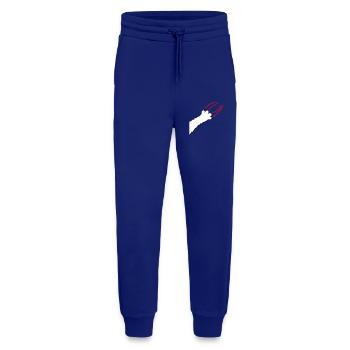 Katzen Klauen Pfote Tatzen Kralle Kratzer Streifen - Jogginghose - made by SPREAD - Iconic Blue - Vorne