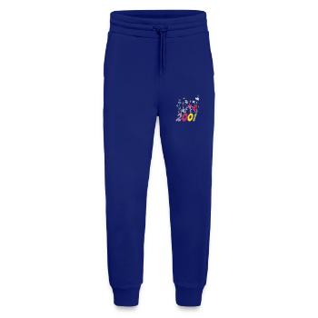 Geburtsjahr 2001 Wildblumen - Jogginghose - made by SPREAD - Iconic Blue - Vorne