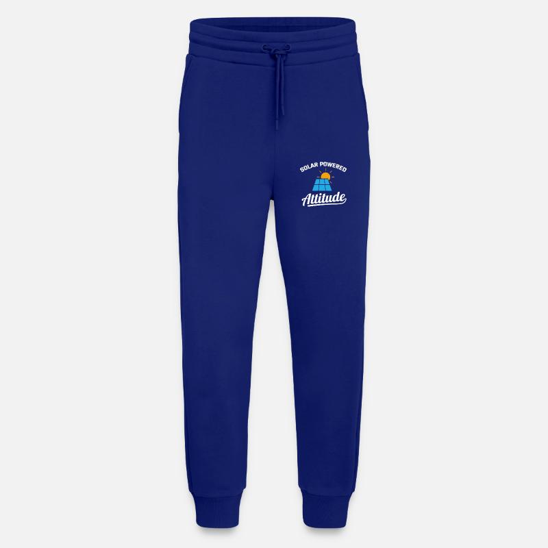 Electrician: Solar Powered Attitude - Jogging Pants - made by SPREAD  - Iconic Blue