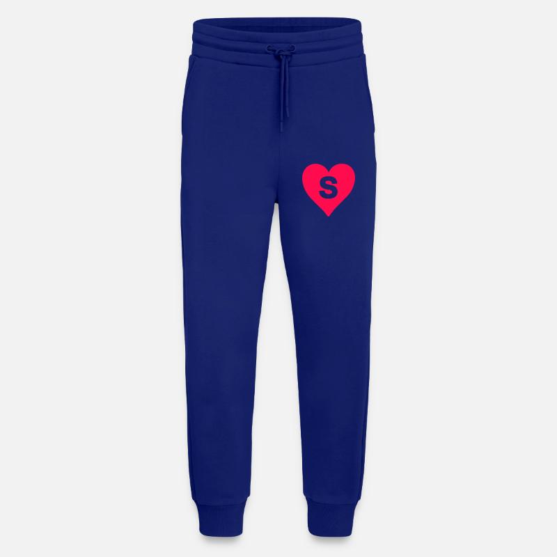 herz buchstabe S - Jogginghose - made by SPREAD - Iconic Blue