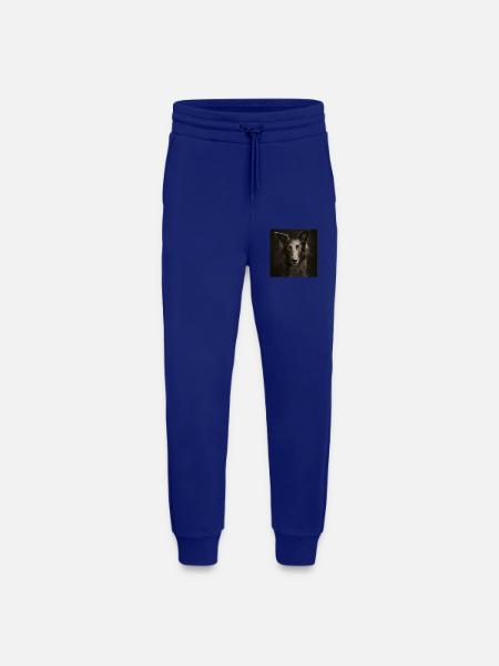 Black Animals - Cool dog - Jogging Pants - made by SPREAD - Iconic Blue