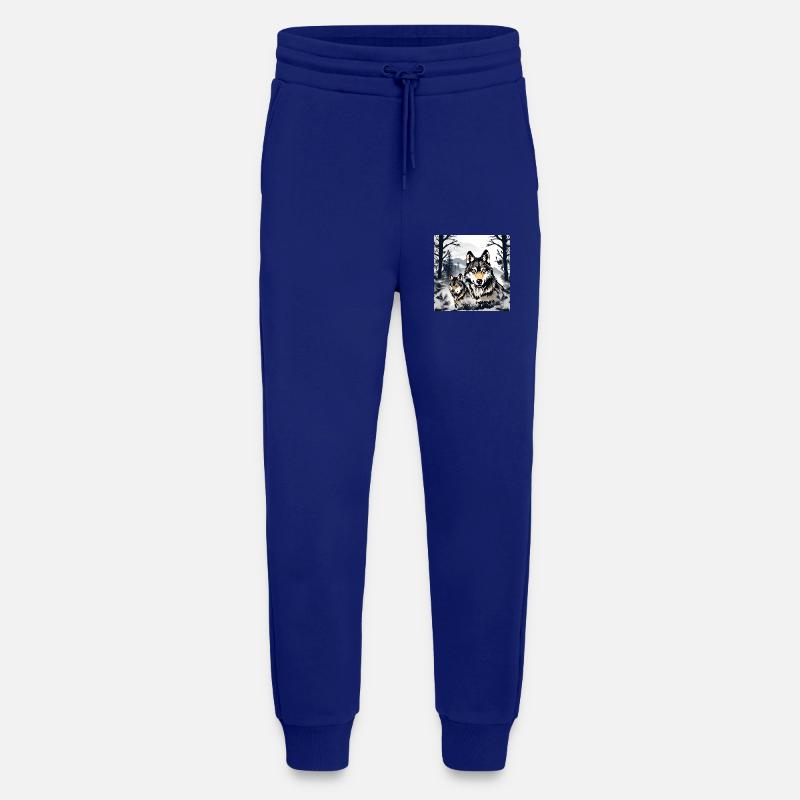 Wolf 1 - Jogging Pants - made by SPREAD  - Iconic Blue