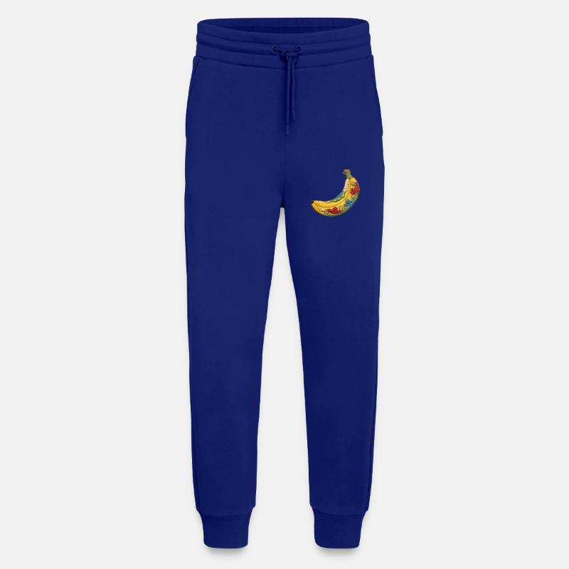 Bestickte Banane - Jogginghose - made by SPREAD - Iconic Blue
