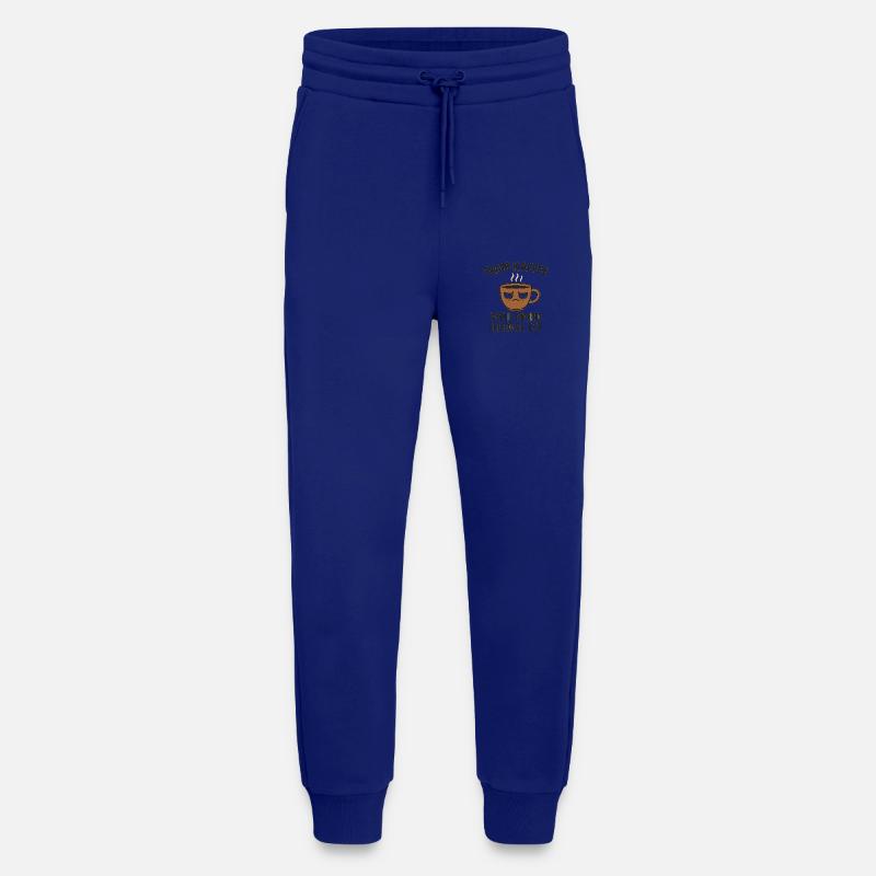 TEAM KAFFE-WEIL MURDER IS ILLEGAL - Jogging Pants - made by SPREAD  - Iconic Blue