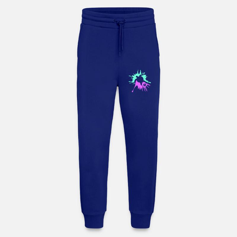 Water turtle paint splash drops - Jogging Pants - made by SPREAD - Iconic Blue