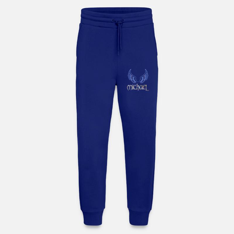 erzengel michael e 45 - Pantalon de jogging bio décontracté fabriqué en UE - Iconic Blue
