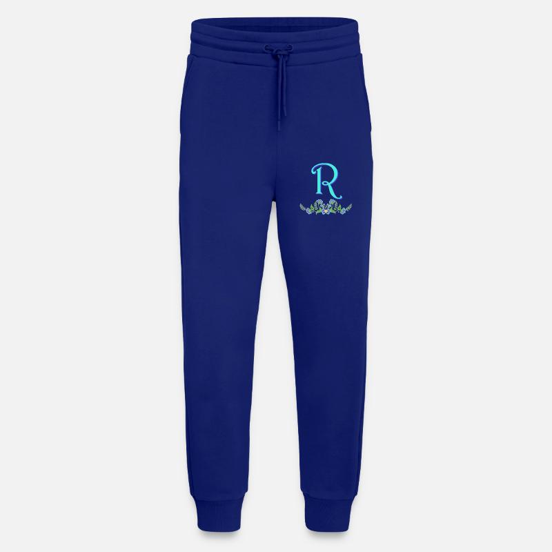 blume blau r - Jogginghose - made by SPREAD - Iconic Blue