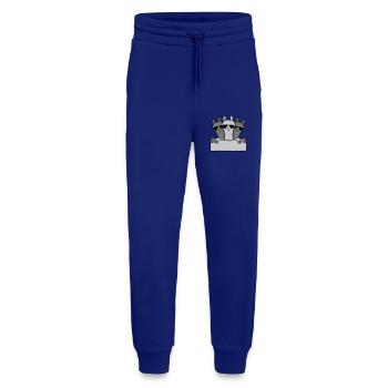 Bouclier de l’équipe lamas friends - Pantalon de jogging bio décontracté fabriqué en UE - Iconic Blue - Devant