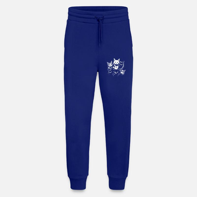 Équipe Cat - Pantalon de jogging bio décontracté fabriqué en UE - Iconic Blue