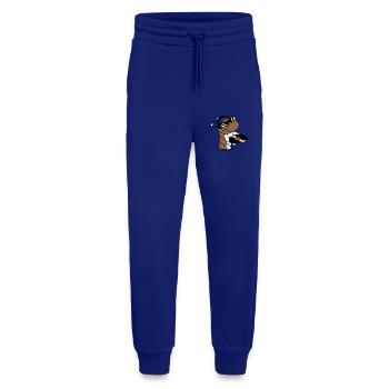 DJ Raupe Schallplatte Sonnenbrille Party Musik - Jogginghose - made by SPREAD - Iconic Blue - Vorne