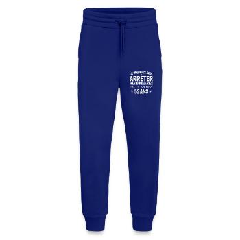 52nd Birthday Gift Funny 52 Years - Jogging Pants - made by SPREAD  - Iconic Blue - Front
