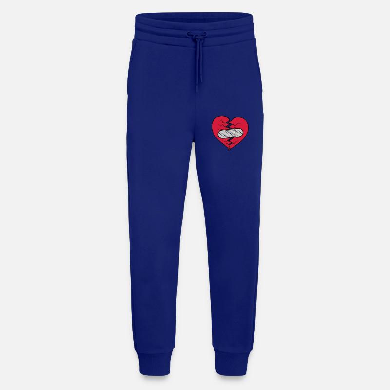 Pflaster Herz gebrochen - Jogginghose - made by SPREAD - Iconic Blue