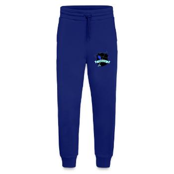 Copie des armoiries de la pêche - Pantalon de jogging bio décontracté fabriqué en UE - Iconic Blue - Devant