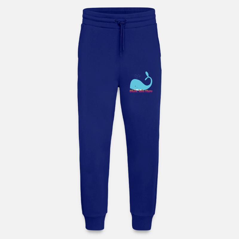 whale hello there - wal - Jogging Pants - made by SPREAD  - Iconic Blue