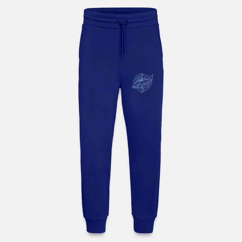 Abstract whale - Jogging Pants - made by SPREAD  - Iconic Blue