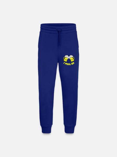 beer i mog di - Jogging Pants - made by SPREAD  - Iconic Blue