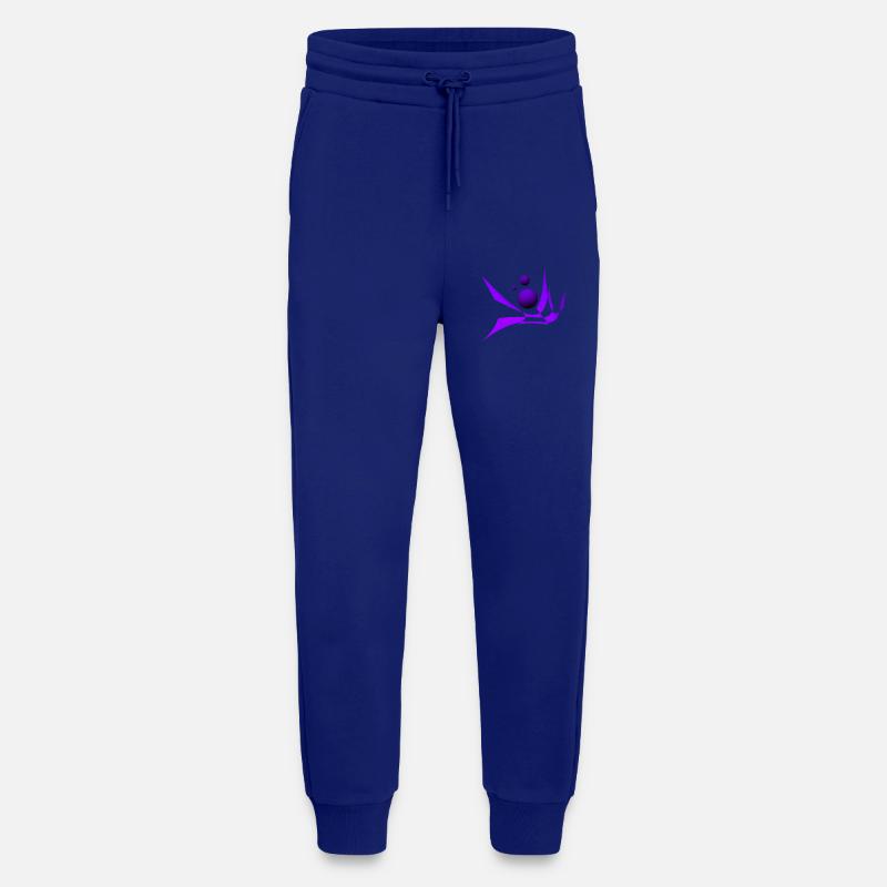 Bicubic Waves - Jogginghose - made by SPREAD - Iconic Blue
