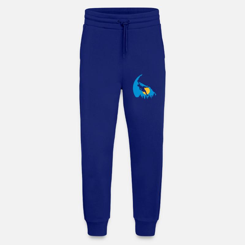 Bäume Sonne Klettern Silhouette - Jogginghose - made by SPREAD - Iconic Blue