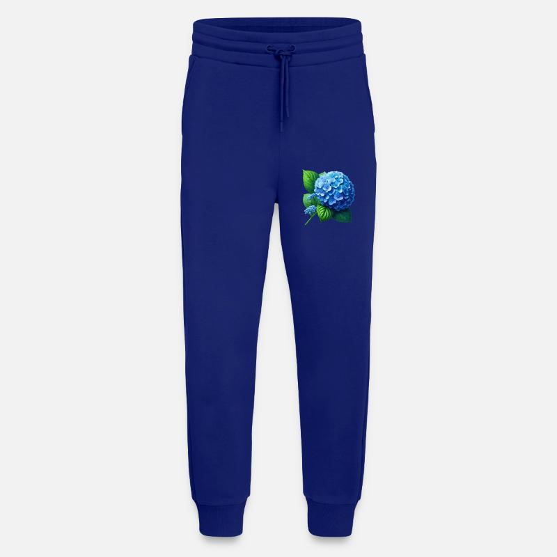 Hydrangea blue - Jogging Pants - made by SPREAD  - Iconic Blue